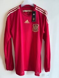 全新 2010 Adidas 西班牙 Spain 世界盃 冠軍 國家隊 主場 球員版 adizero Player Issue 落場版 長袖球衣 Size 6 World Cup 2026