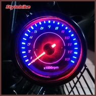 MOTORCYCLE RPM METER 12V TACHOMETER METER LED BACKLIGHT 13K RPM SHIFT METER MOTOR UNIVERSAL