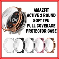 AMAZFIT Active 2 Round Soft Tpu Case Amazfit Watch Active 2 Round Protective Case Amazfit Active2 Ro