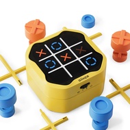 GiiKER Tic Tac Toe Bolt Game, 3-in-1 Handheld Puzzle Game Console, Portable Travel Games for Educati