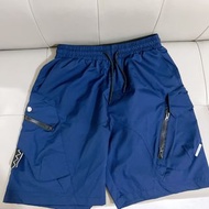 寶藍色軍裝防水短褲🩳