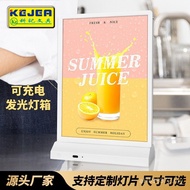 Men Menu Display Board Luminous Scientific Notes Billboard Billboard Luminous Variable Light LED Rec