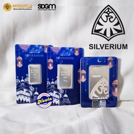 Silverium 5 gr 10 gr 25 gr 999 Silver Precious Metal Ramadhan Edition-Eid Series Minigold Product