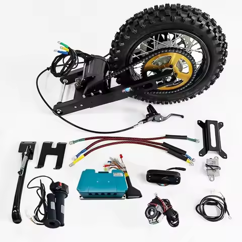 FW11 SOTION Electric Middrive Swing Arm Brushless Motor Wheel 72V 5KW Durable 72450 Controller Kit f