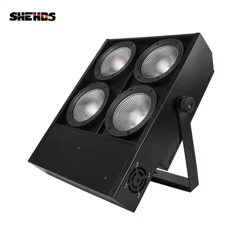 SHEHDS 4x100W 4 Eyes/200W 1Eye /2 Eyes LED Blinder Lights COB Cool And Warm White For Dj Disco Party