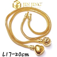 JIN JING RANTAI TANGAN PDR (PADU)EMAS 916 9g-10g UP