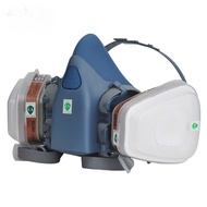 Anti-Poison Mask 7502 Full 7 Parts, Prevents Chemical Poison, PU Paint Spraying, Pesticides Respirat