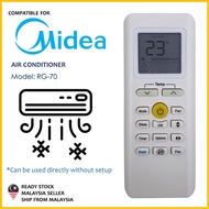 Midea Replacement For Midea Aircond Air Conditioner Remote Control RG-70