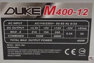 『冠丞』DUKE 松聖 M400-12 400W 電源供應器 power PW-325