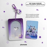 'WE Young FOREVER' ACRYLIC PHOTOCARD HOLDER/FRAME KEYCHAIN/CAHOL BTS