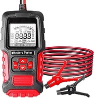 Behogan Car Battery Tester: Digital 12 V/24 V Battery Tester, 100-2000 CCA, 3Ah-200Ah Digital Analyz