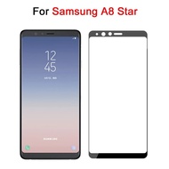 SAMSUNG A8 STAR TEMPERED GLASS 9D SAMSUNG A8 STAR FULL GLUE FULL COVER