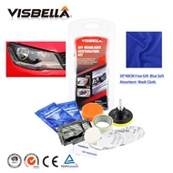 Visbella Headlight Restoration Kit DIY Headlamp Brightener for Car Auto Care Head Lamp Lense Repair