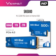 WD WESTERN DIGITAL INT SSD BLUE SN5000 M.2 2280 PCIE GEN 4x4 INTERNAL SOLID STATE DRIVE - 500GB / 1T