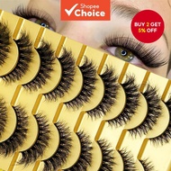 Fluffy Wispy Volume Lashes 8D D Curl– 10 Pairs  for a Glamorous Look