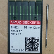 MESIN GB120 DPx17 number 19 R computer sewing machine needle DP x 17 120/19 R GROZ BECKERT