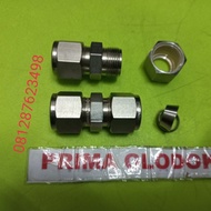 PROMO- UNION CONNECTOR SWAGELOK SS-810-6/UNION SWAGELOK 1/2"-Balastore11
