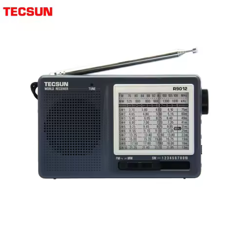 TECSUN R-9012/XHDATA D-219 FM/AM/SW 12 Bands Portable Pocket style High Sensitivity Radio Receiver F