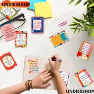 UNDIESSHOP 50Pcs Uplifting Positive Affirmation Cards, Kraft Paper with Inspirational Quote Inspirat