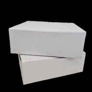5 PCS KOTAK TALAM PUTIH SAIZ 7" x 7" x 2.5" CAKE TALAM BOX