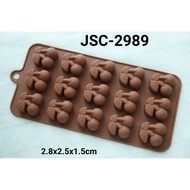 JSC-2989 cherry fondant chocolate pudding silicone mold silicone mould