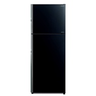 HITACHI ตู้เย็น 2ประตู R-VGX400PF 14.4 คิว 407 ลิตร INVERTER x Dual Fan Cooling MIRหน้ากระจกเงา และ GBKหน้ากระจกดำ กระจกดำ GBK One