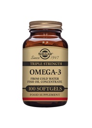 Triple Strength Omega 3 - Supports Brain & Eyes - Heart Health Friendly - Fish Oil - 100 Softgels, p