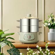 Bear/Bear/Bear Electric Steamer DZG-D80G5 Household Timed Double-Layer Stainless Steel Steamer Small