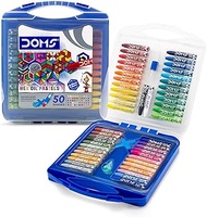 DOMS Oil Pastels 50 Shades, Non-Toxic EN 71-3 Standard Certified