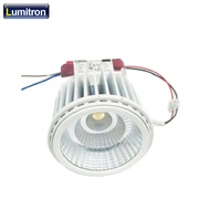 หลอดไฟ LED AR111 20W 24DG  ขาว แสงวอร์มไวท์ #LEDAR111-HOUSING20W-24DG-WH