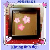 Beautiful square photo frame 20x20cm (mica frame)