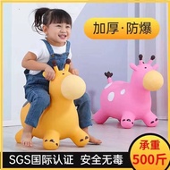 Children Riding Horses Vaulting Horses Children Elastic Toys Extra Large Baby Mount Rubber Thickened