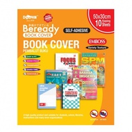 DOLPHIN SELF-ADHESIVE BOOK COVER10'S 50CM X30CM (DOL-CS027/028)