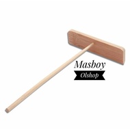 Pancake Rake Crepe Maker Bamboo Crepe Dough Leveler Wooden Crepe Maker Stick/
