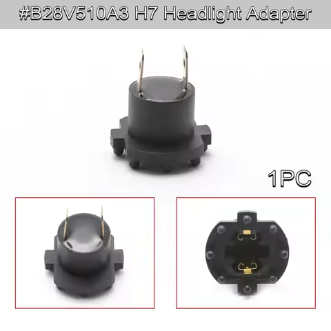 645-540 Headlight H7 Bulb Socket Retainer Holder Male Adapter Harness Wireless Connector For Mazda 3