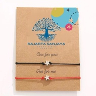 Gelang Tali Handmade Rajarta | Couple | Manik Besi Bintang Kejora GL-119