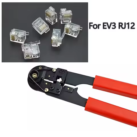EV3 Pliers RJ12 6P6C Plug Crimping Tool Clear Crystal head Right Buckle Position Data Line Crystal C