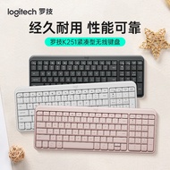 Unpacked Logitech K251 Wireless Keyboard Bluetooth Portable Desktop Computer Notebook Mouse Set Offi