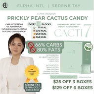 SAVE $129.60 FOR 6❗️ELPHA X MOOSOR CACTI7 CARB & FAT BLOCKER CANDY Prickly Pear Cactus Chewable Cand