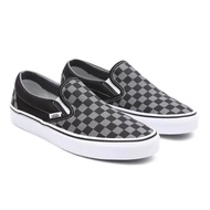 Vans Slip On Pewter Checkerboard 100% Original Old Skool casual shoes Kasut lelaki Kasut perempuan