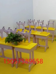 Kindergarten desks and chairs Preschool desks and chairs Plastic desks and chairs Pupils single double desks and chairs Children's desks and chairs
