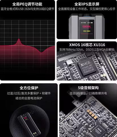 FiiO/Q15 Bluetooth DSD Apple iPhone Computer Portable Ear Amplifiers Mobile HIFI Decoder All in One
