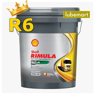 Shell Rimula R6 LM 10W-40 CK4 (20 liters) - Fully Synthetic Diesel Engine Oil