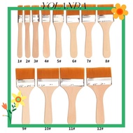 YOLAN Oil Paint Brush, Multifunctional Watercolor Paint Drawing Hair Painting Brush,  Practical Wood