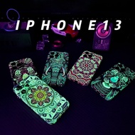 Ethnic totem luminous phone case for iPhone13promax 14Plus 12 11 silicone soft case anti sweat and a