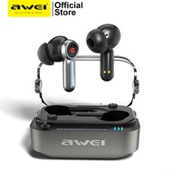 Awei T58 New tws Earbuds Bluetooth V5.3 Transparent Case Wireless gaming Earphones,6 Hours Music Playtime, Bass Surround Suitfor Phone,,SAMSUNG