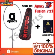 Apacs racket badminton raket nano fusion 722 zigzag  Badminton racket badminton grip set BAG1116