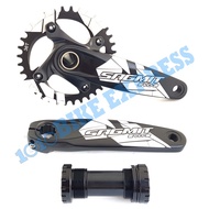 EVO3 (SAGMIT) CRANKSET 1X HOLLOWTECH MTB