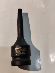 IWT Kunci Sok Bintang Torx Impact  T40 CR-MO untuk membuka baut cakaram (panjang:90mm)