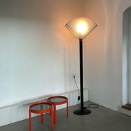 Postmodern Creative Double-Sided Folding Fan-Shaped Floor Lamp Artwork Living Room Hotel Model Room 